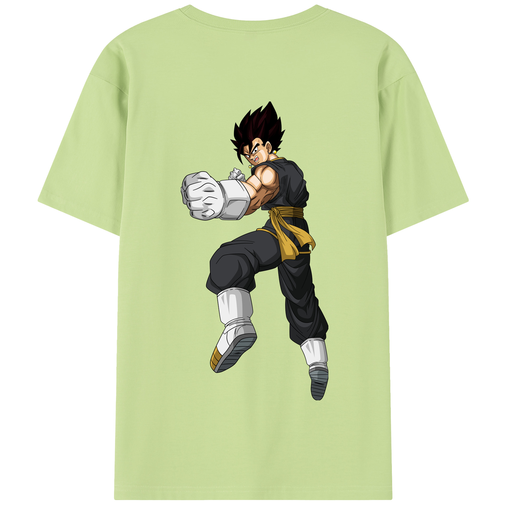 （画像用） ドラゴンボール ベジット DRAGON BALL Vegetto 綿100％半袖Tシャツ（背面プリント）